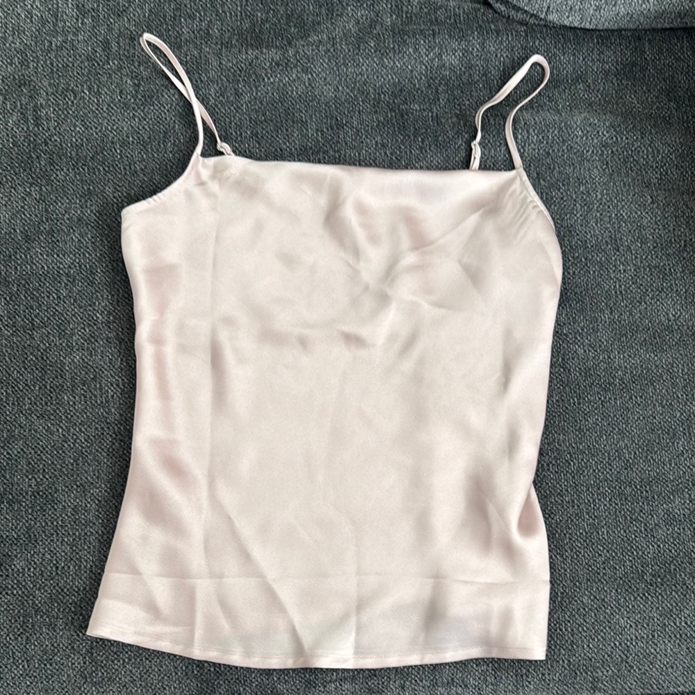 Express Pink Fitted Camisole with Spaghetti Straps